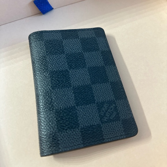 Louis Vuitton Black Checkered Card Holder - Picture 2 of 12